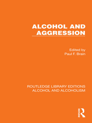 cover image of Alcohol and Aggression